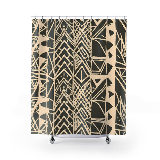 "Stunning Aztec Bohemian Shower Curtain" - Shower Curtain