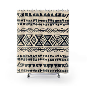 Aztec Boho Shower Curtain: Wow - Shower Curtain