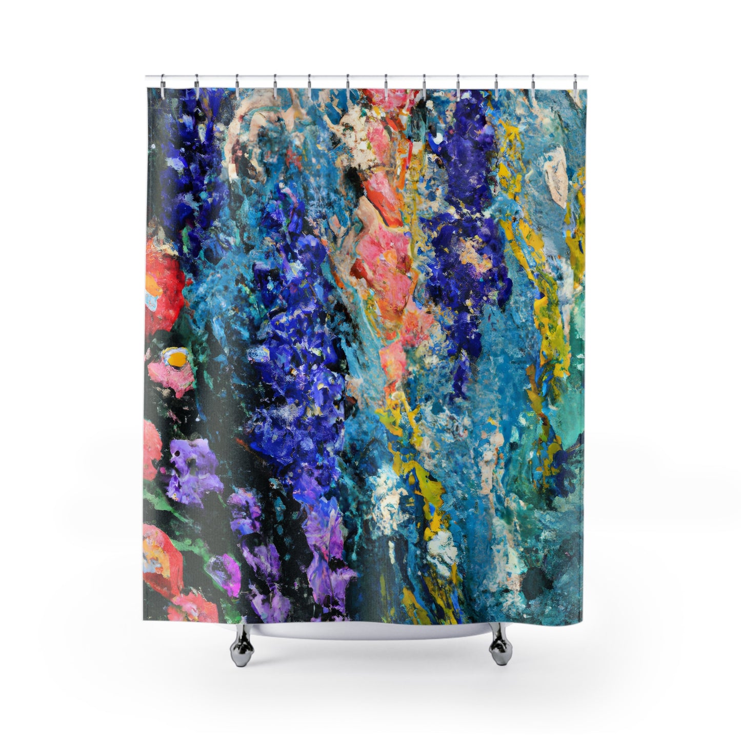 "Bohemian Floral Nature Shower Curtain" - Shower Curtain