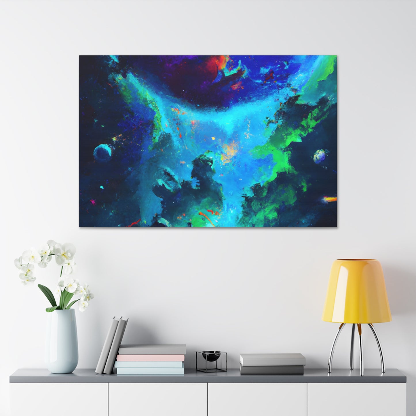 Cosmic Radiance Nebula - Canvas