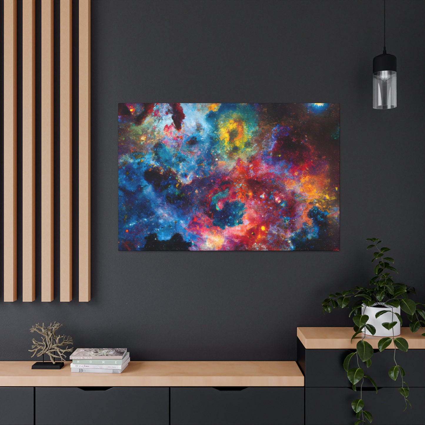 Cosmic Dreamscape Voyage - Canvas