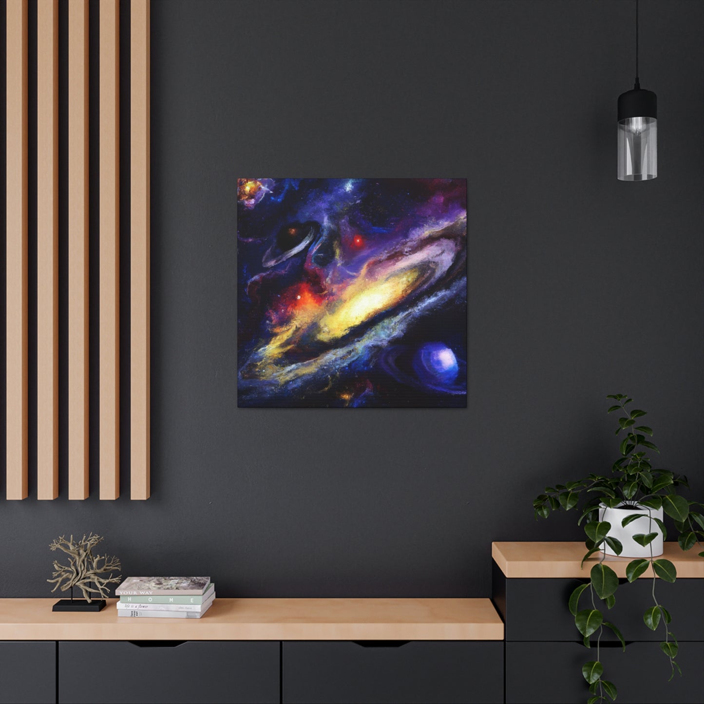 Cosmic Dreamscape Fusion - Canvas