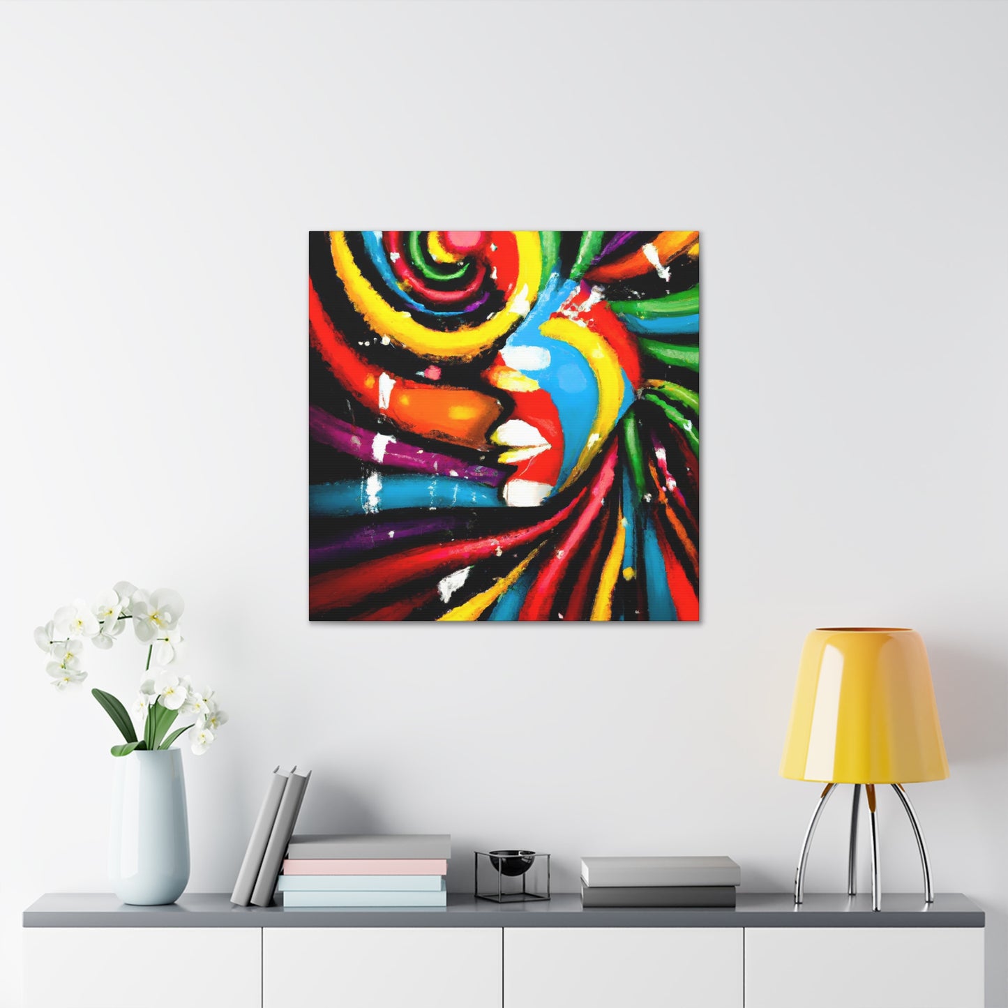 Cosmic Stargazer. - Canvas