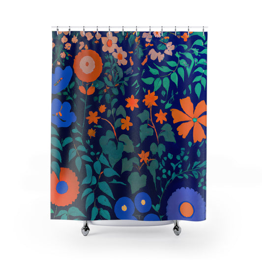 "Bohemian Shower Curtain: Nature's Vibe" - Shower Curtain