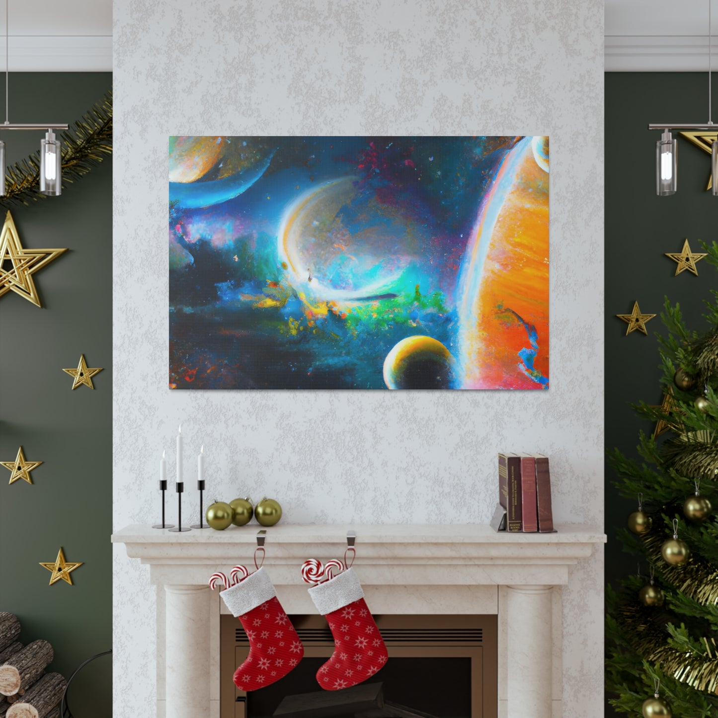 Cosmic Celestial Splendor - Canvas