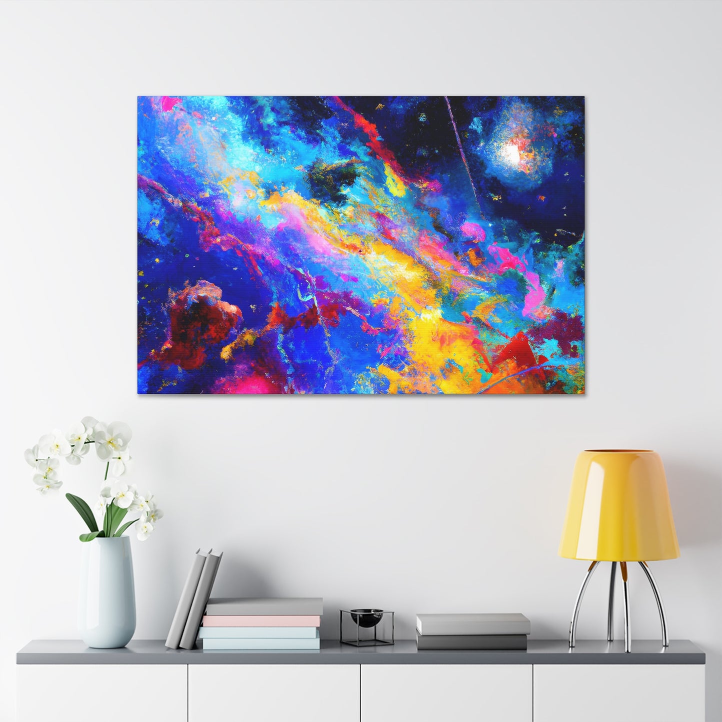 "Interstellar Dreamscape Vortex" - Canvas