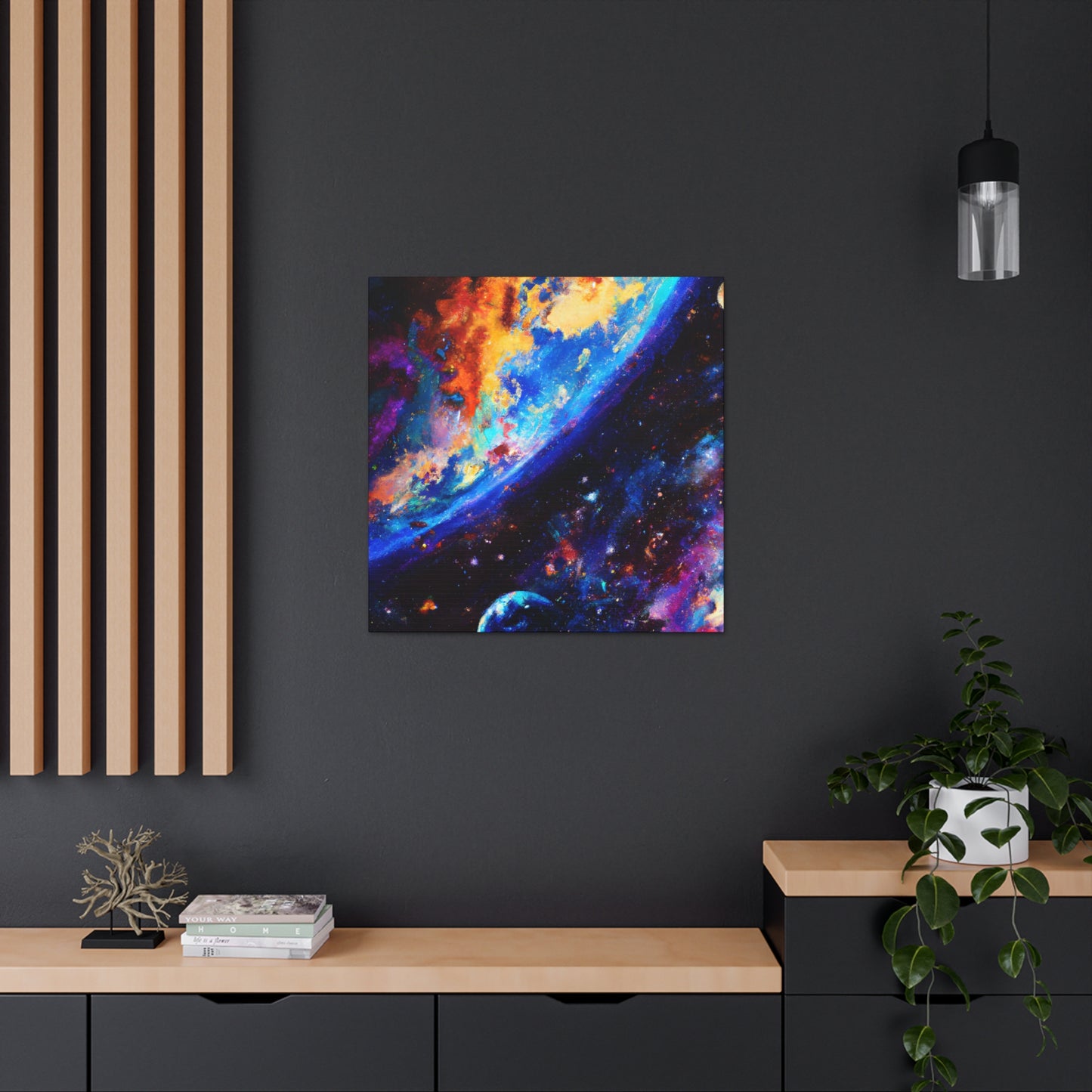 Cosmic Enigma Abstract - Canvas