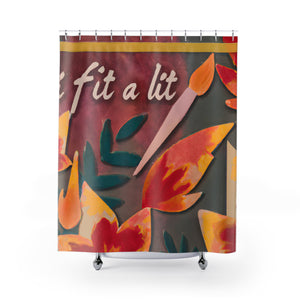 "Bohemian Floral Shower Curtain: Nature Inspire" - Shower Curtain