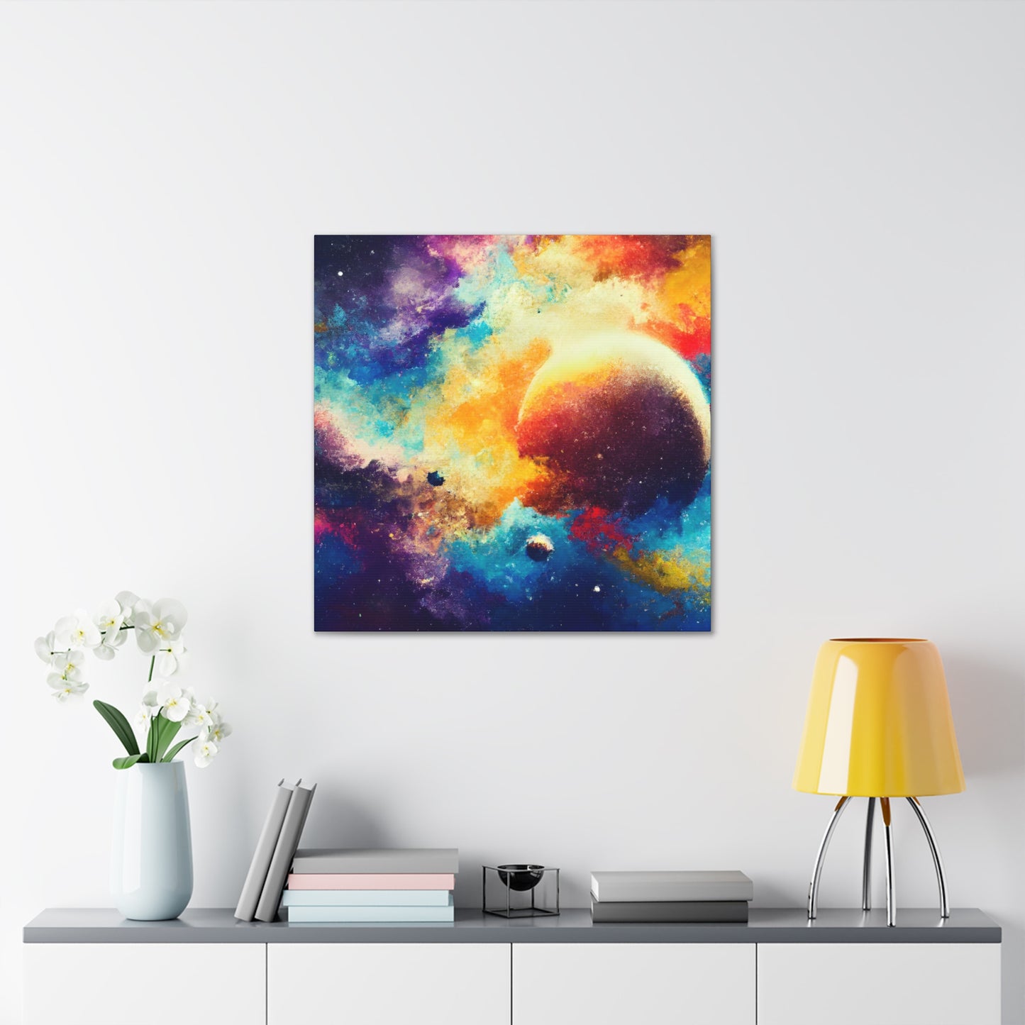 "Interstellar Exploration Dreamscape" - Canvas