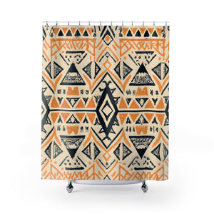 "Gorgeous Aztec Boho Shower Curtain" - Shower Curtain