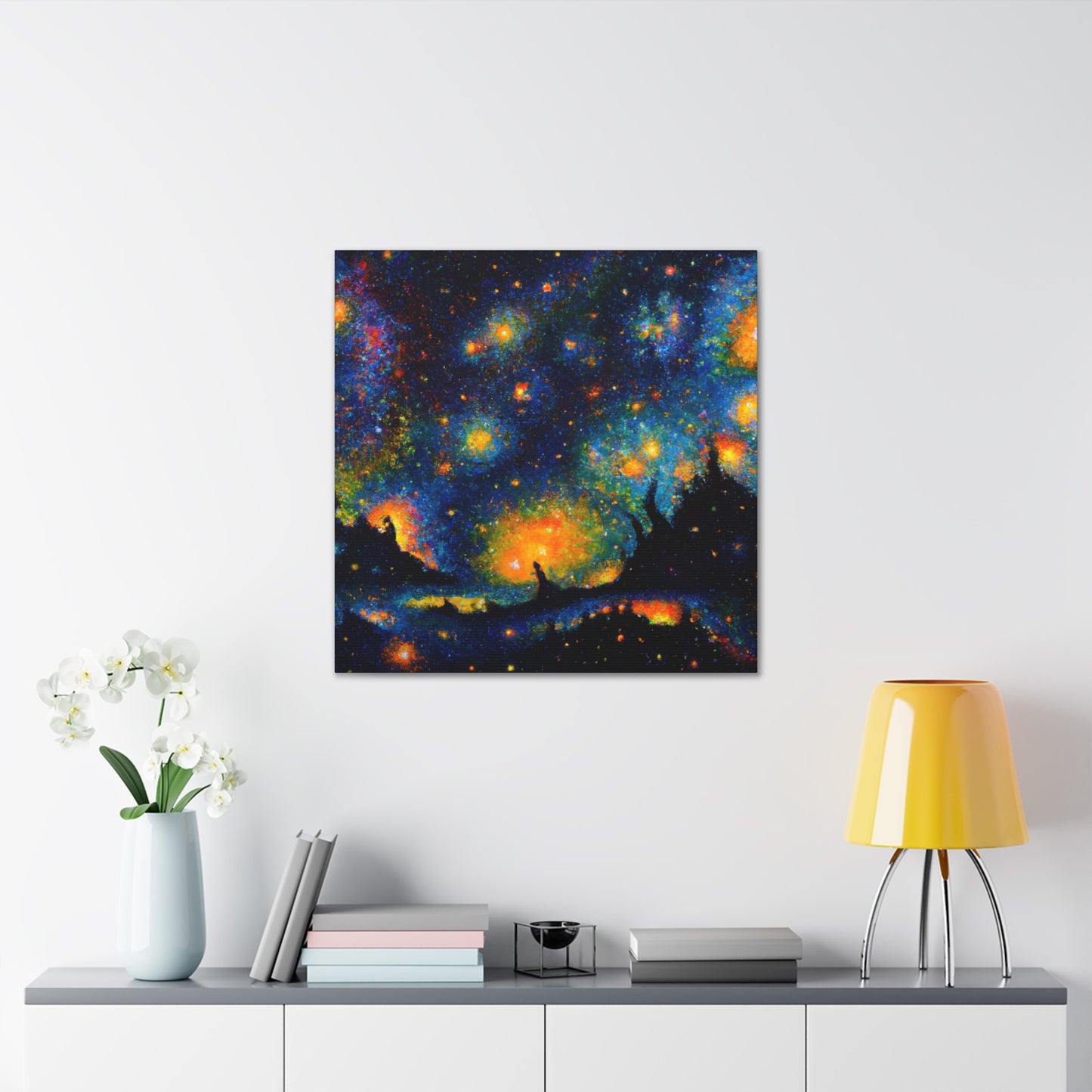 Cosmic Mystique Enchantment - Canvas