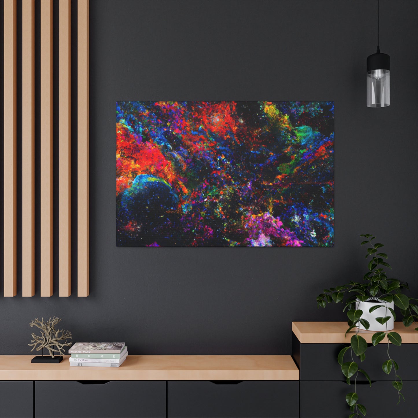 Cosmic Abstract Dreamscape - Canvas