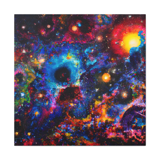 Cosmic Expressionist Mystery. - Canvas