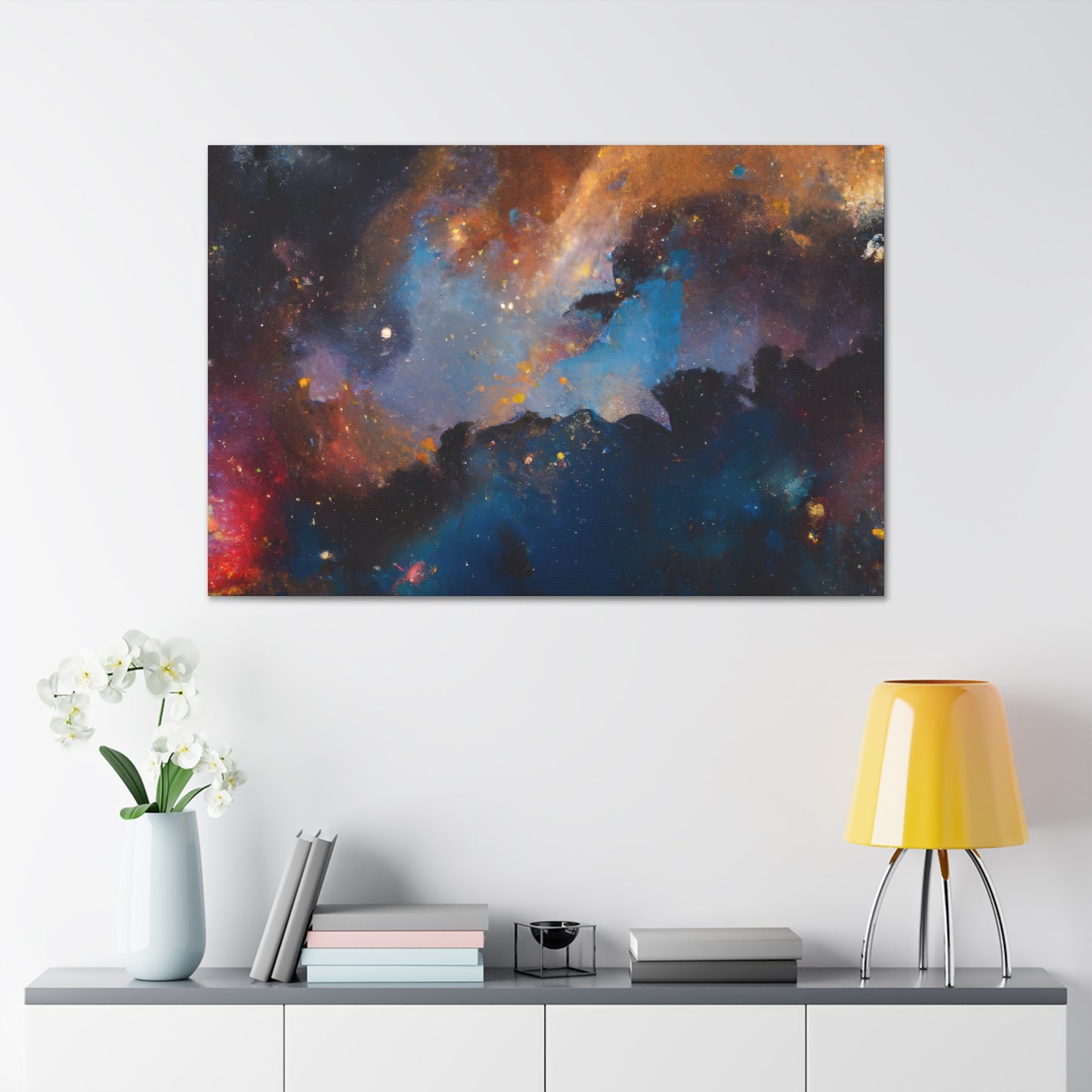 "Cosmic Void Exploration" - Canvas