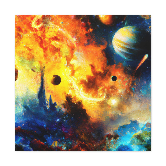 Cosmic Expressionist Journey - Canvas