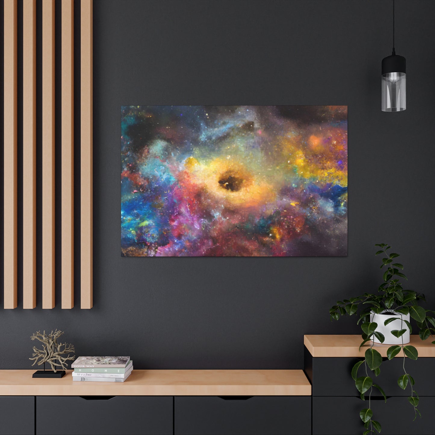 "Revel in Astral Vibrance" - Canvas