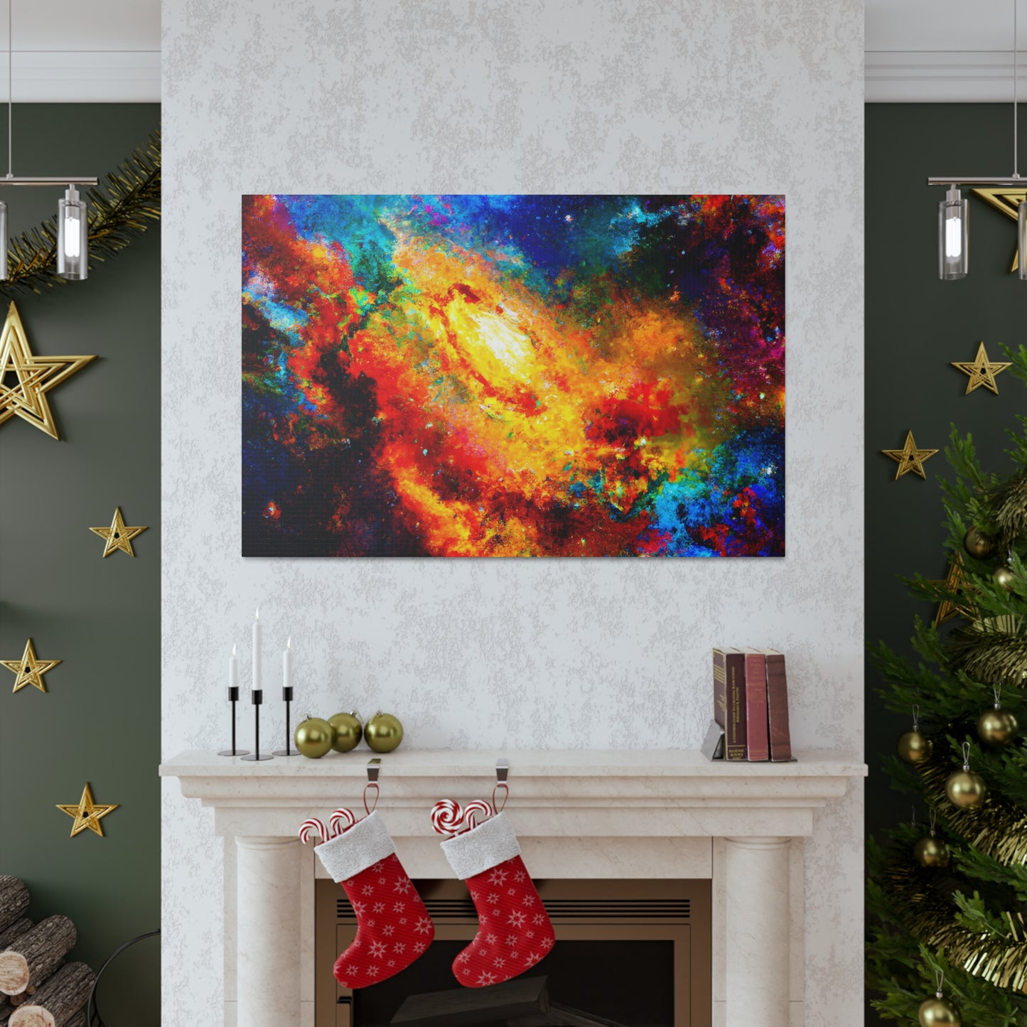 "Starlight Abstraction Vortex" - Canvas