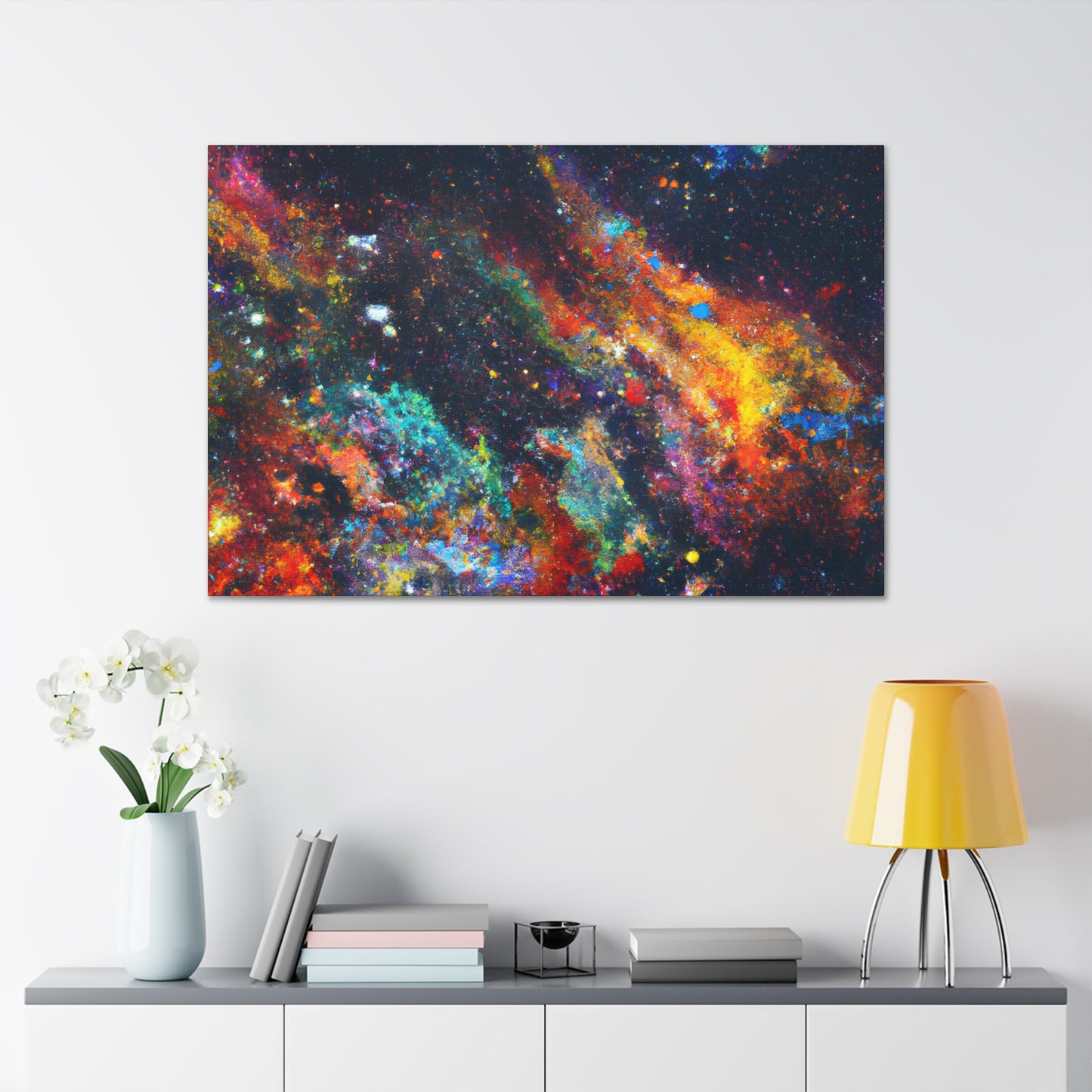 "Interstellar Illumination Odyssey" - Canvas