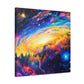 Cosmic Expressionist Dreamscape - Canvas