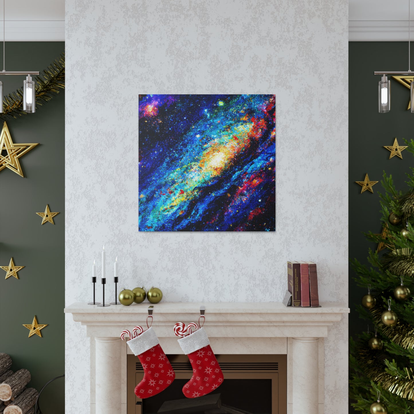 Mysterious Galactic Fervor. - Canvas