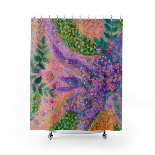 Beautiful Floral Boho Shower Curtains - Shower Curtain