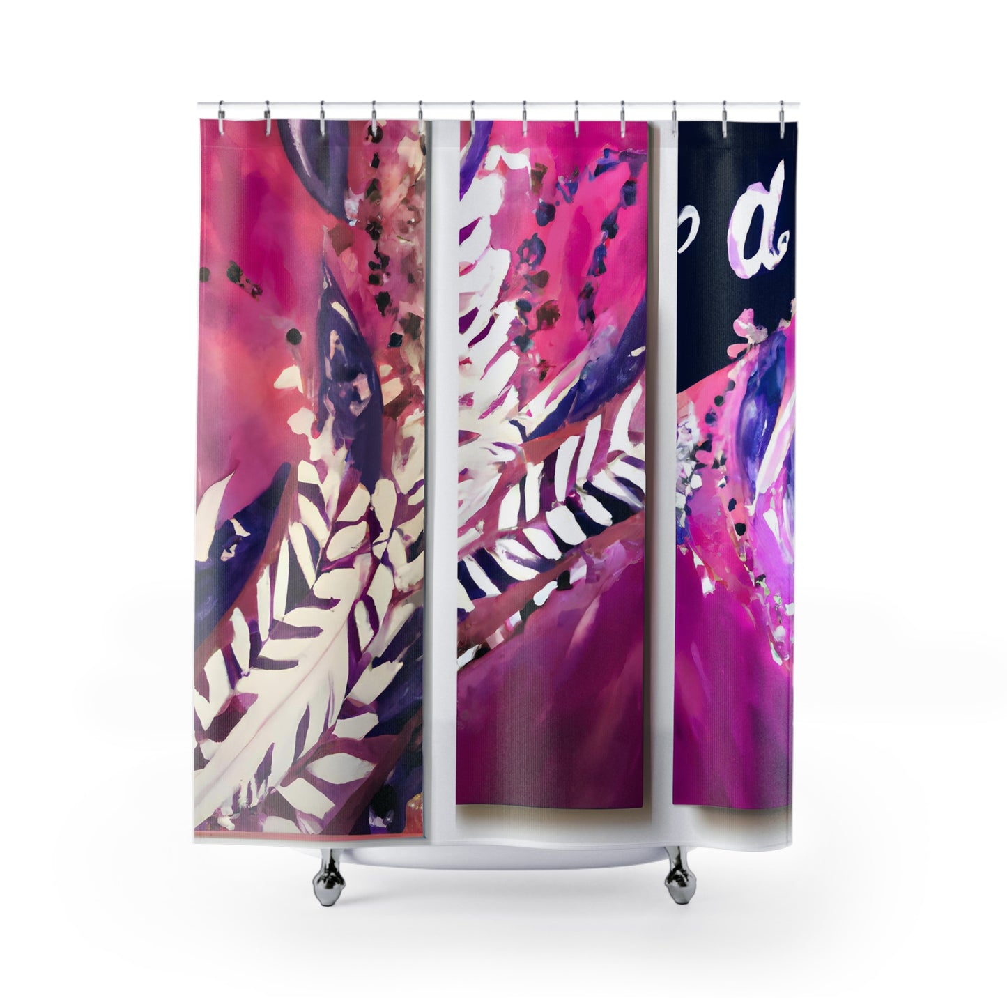 "Floral Bohemian Shower Curtain: Marvel" - Shower Curtain