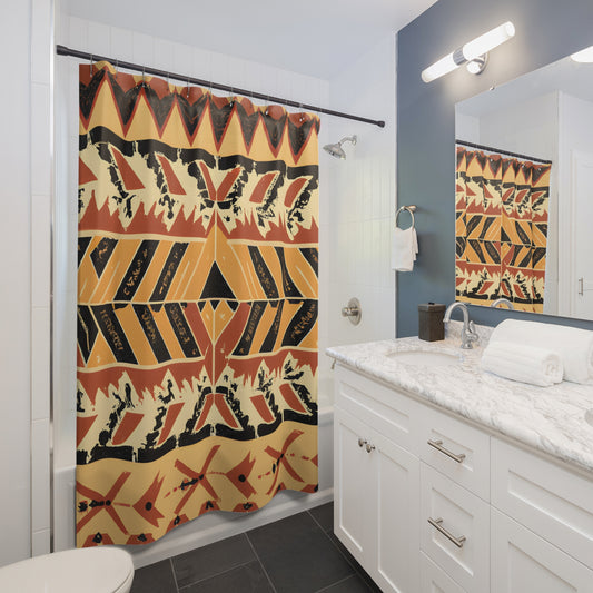 "Unique Aztec Boho Shower Curtain!" - Shower Curtain