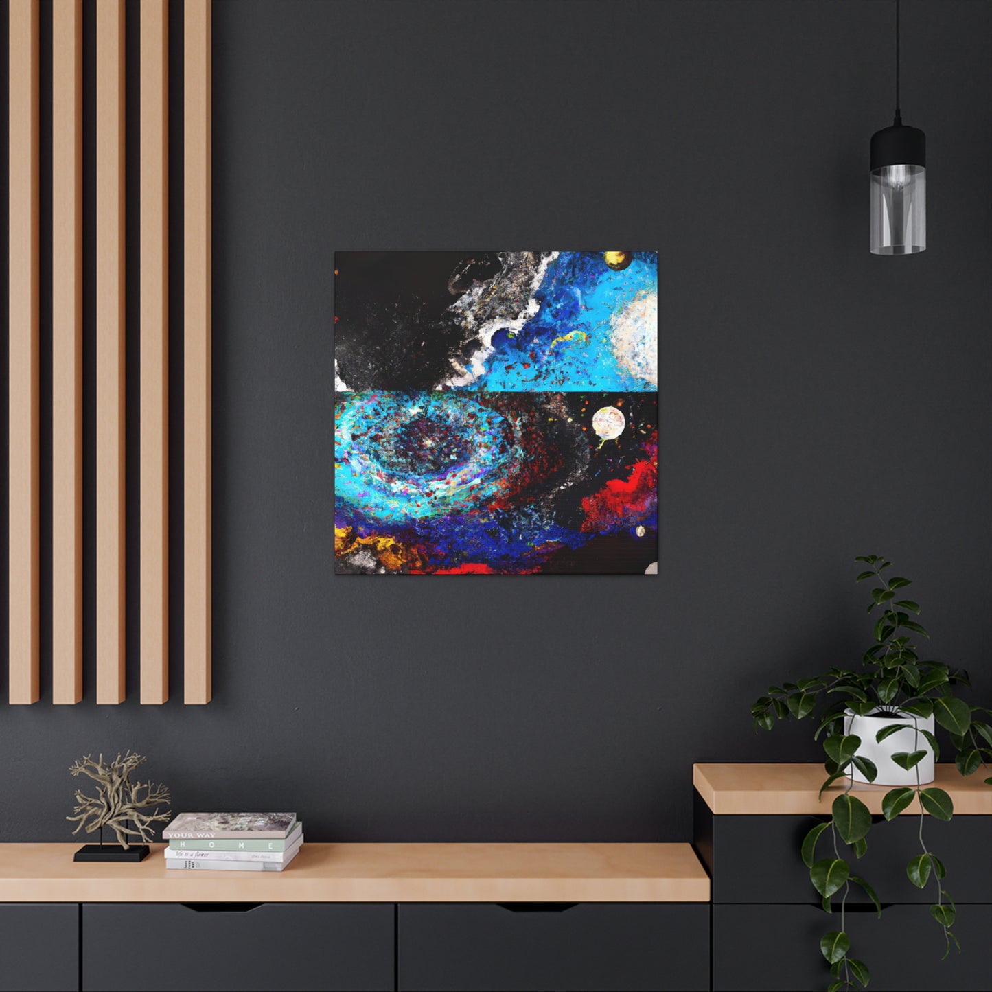 Celestial Dreamscape Portrait - Canvas