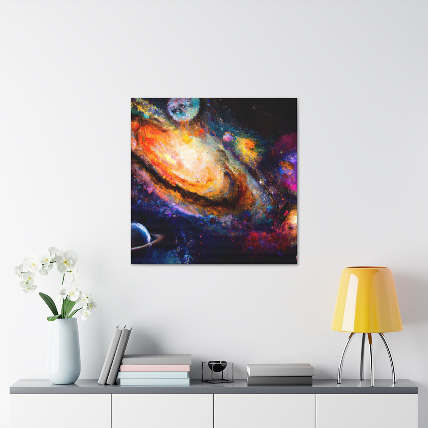 Cosmic Expressionist Dreamscape - Canvas