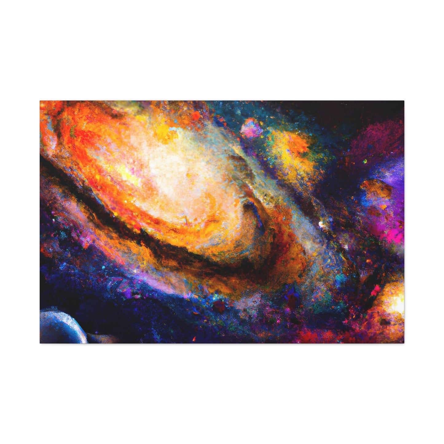 Cosmic Expressionist Dreamscape - Canvas