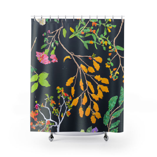 Bohemian Floral Nature Shower Curtain - Shower Curtain