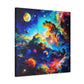 Cosmic Abstract Illumination - Canvas