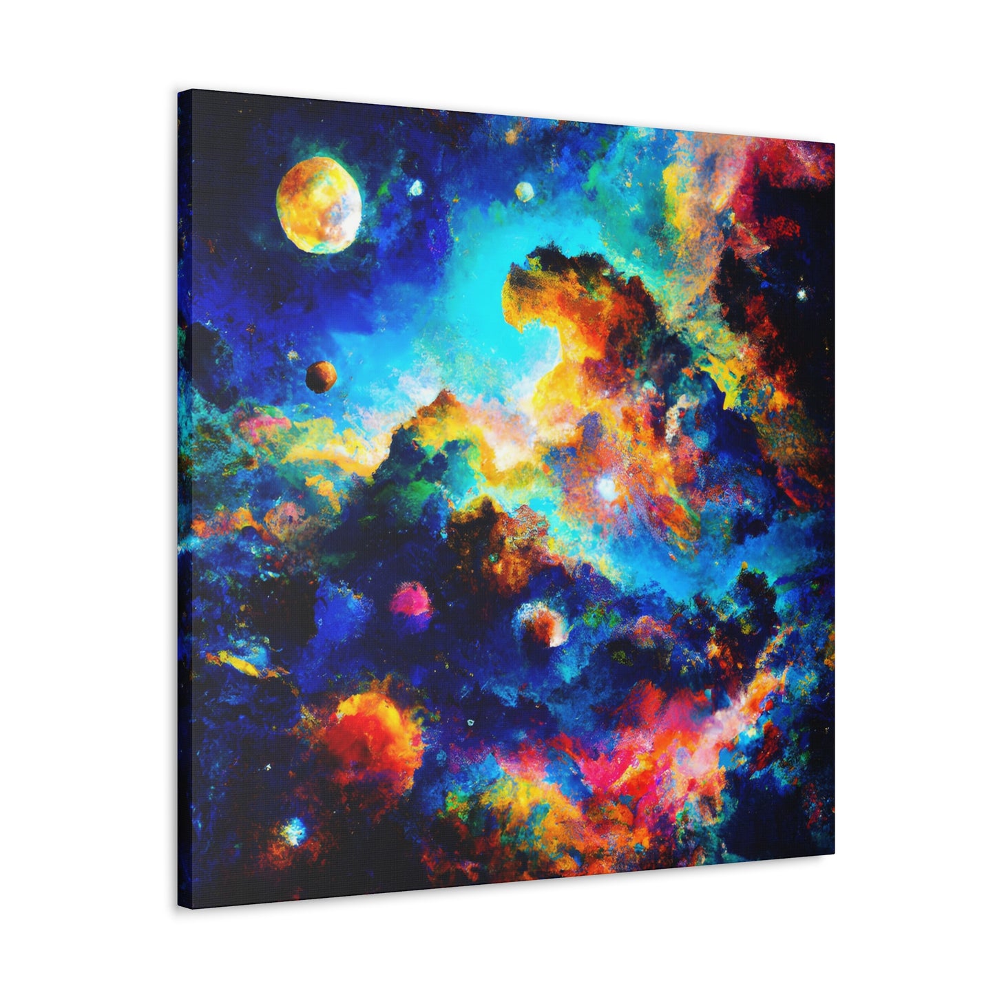 Cosmic Abstract Illumination - Canvas