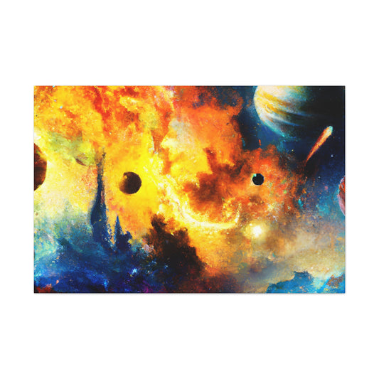 Cosmic Expressionist Journey - Canvas