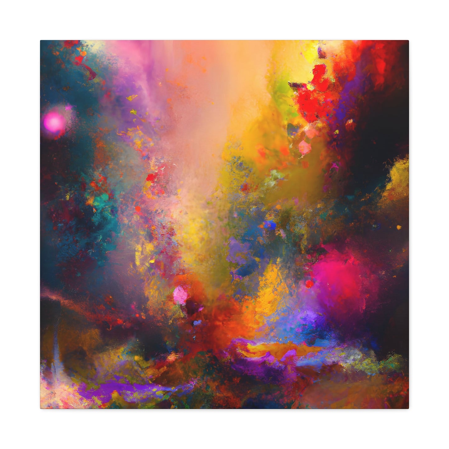 Mysterious Cosmic Turmoil - Canvas