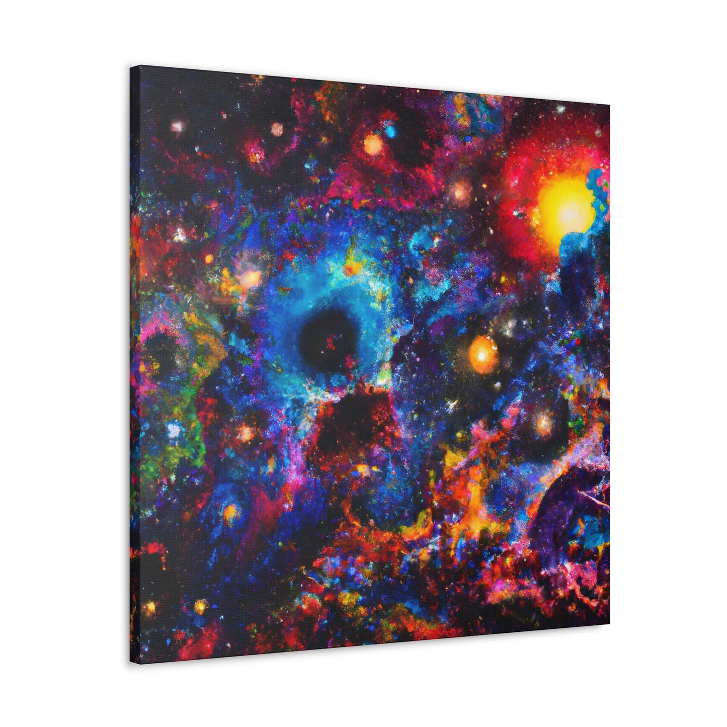 Cosmic Expressionist Mystery. - Canvas