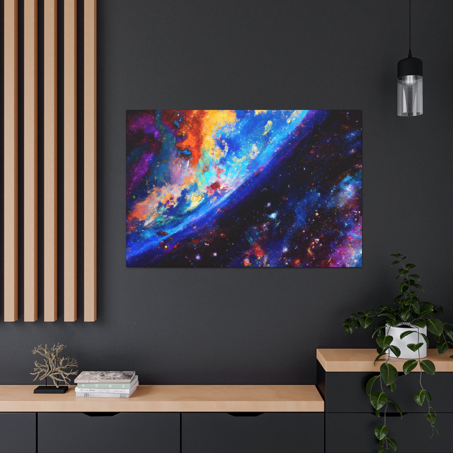 Cosmic Enigma Abstract - Canvas