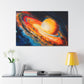 Galactic Chasm Abstract - Canvas