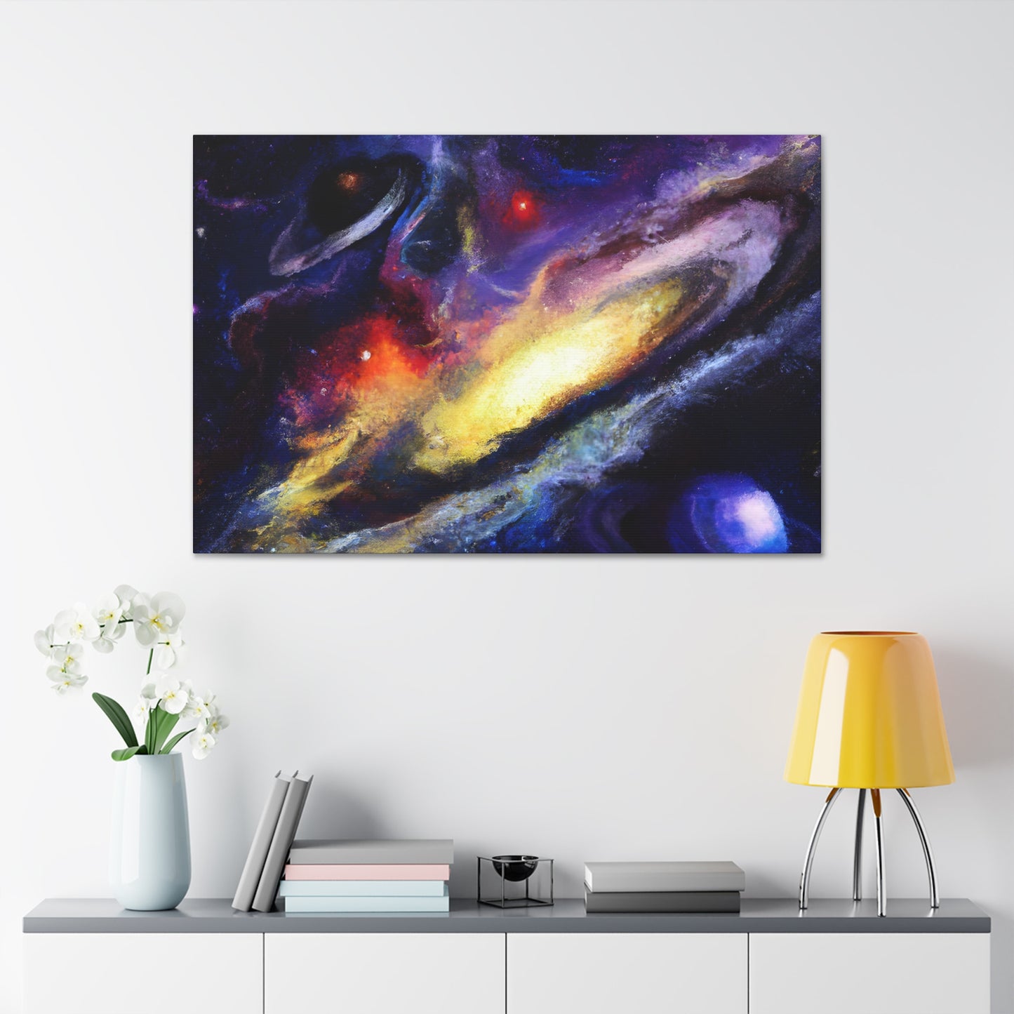 Cosmic Dreamscape Fusion - Canvas