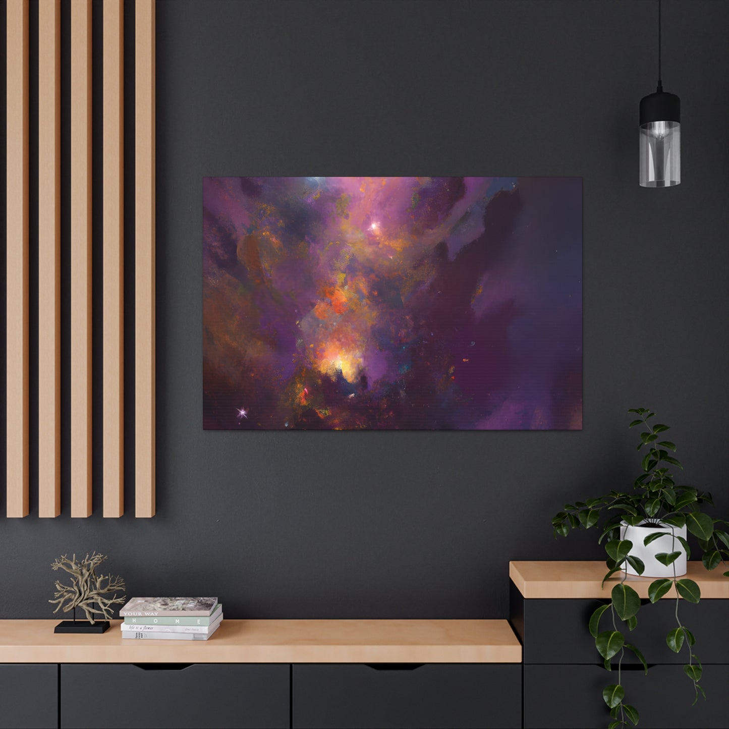 Interstellar Reflection Cosmos - Canvas