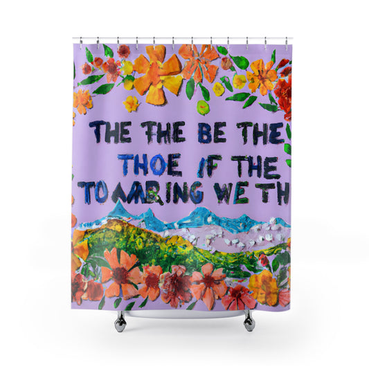 Beautiful Floral Boho Shower Curtain 🌸 - Shower Curtain