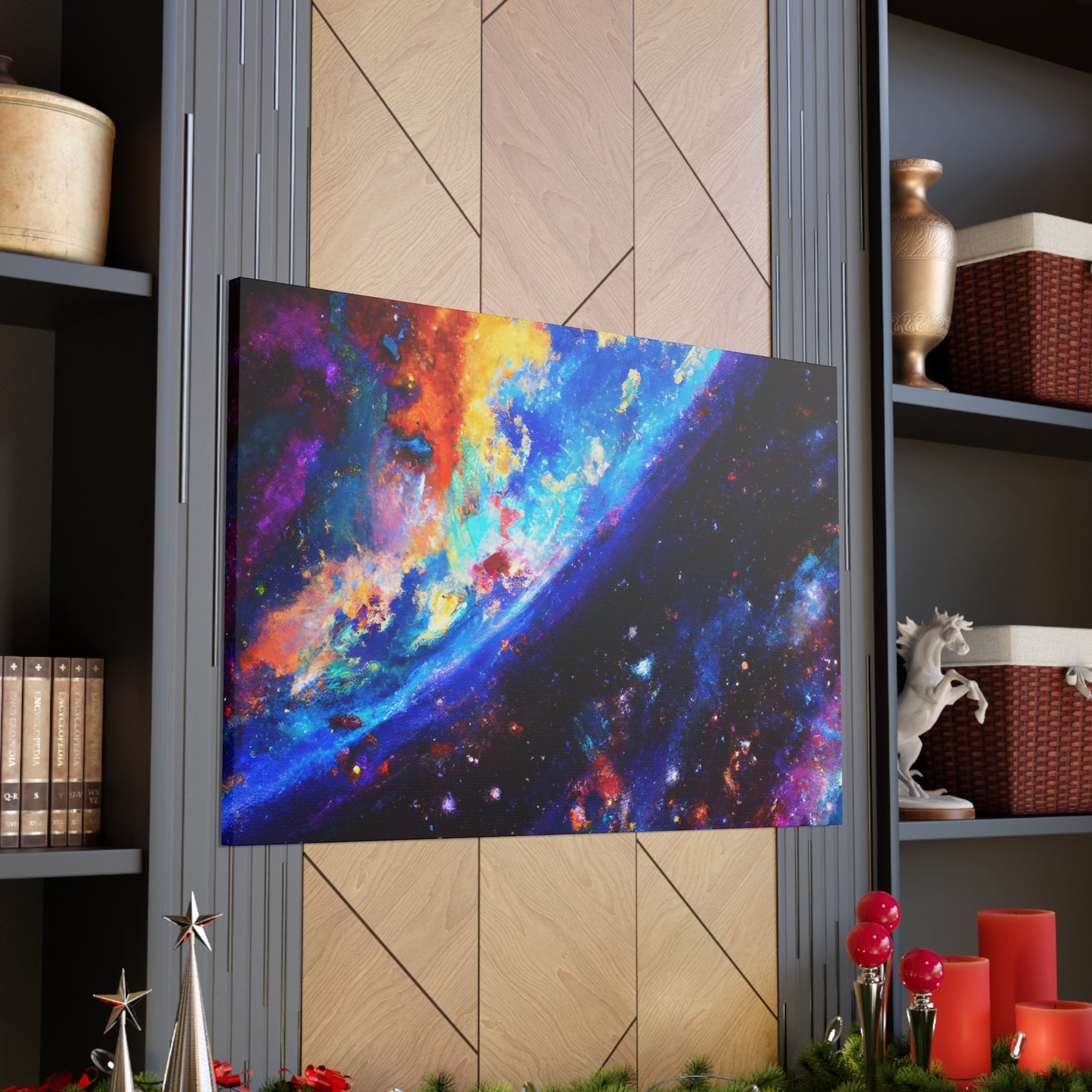 Cosmic Enigma Abstract - Canvas