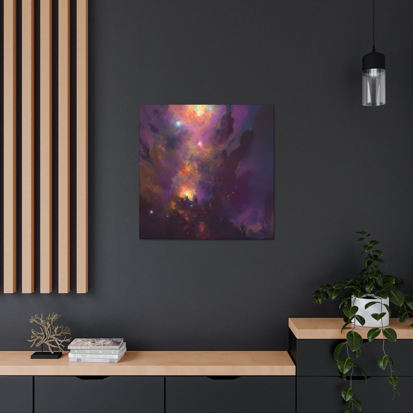 Interstellar Reflection Cosmos - Canvas