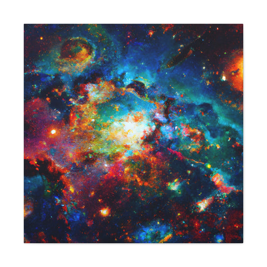 Cosmic Expressionist Dreamscape - Canvas