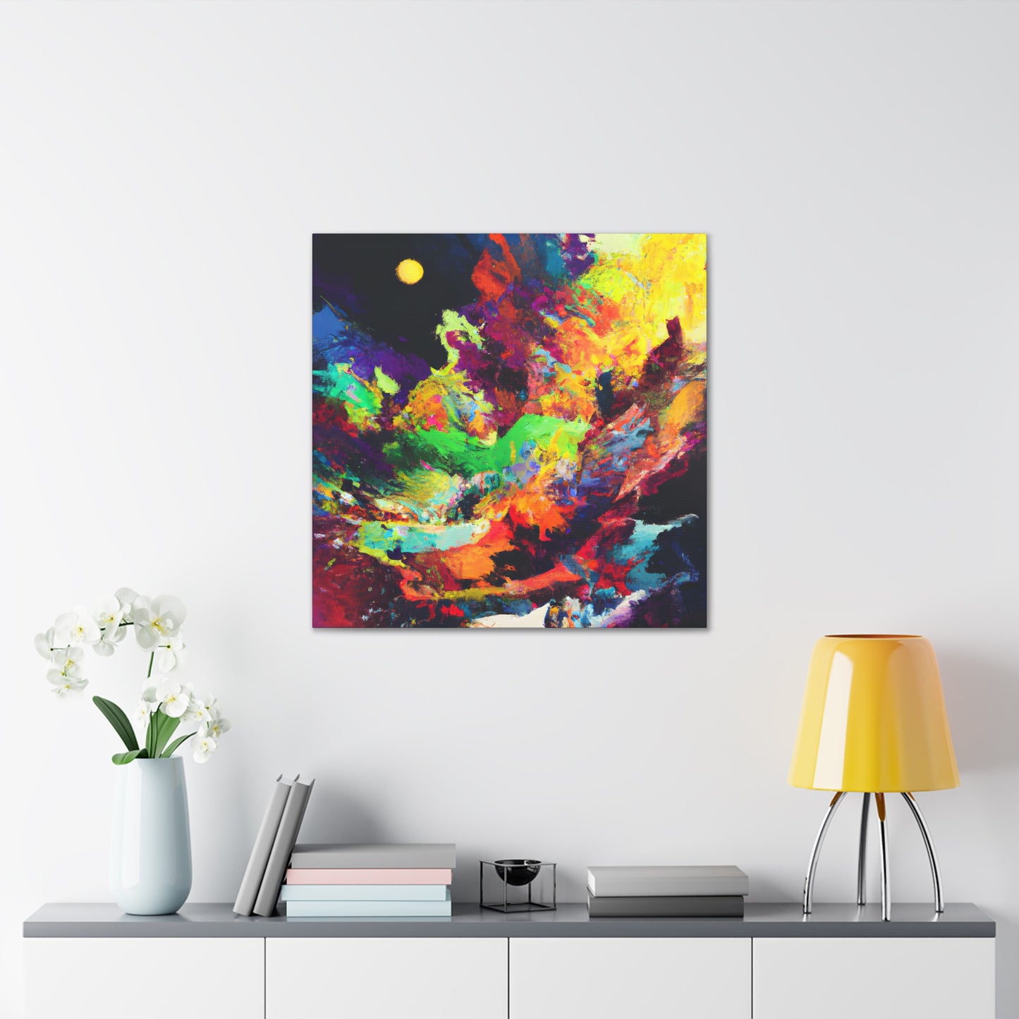 Interstellar Dreamscape Vortex - Canvas