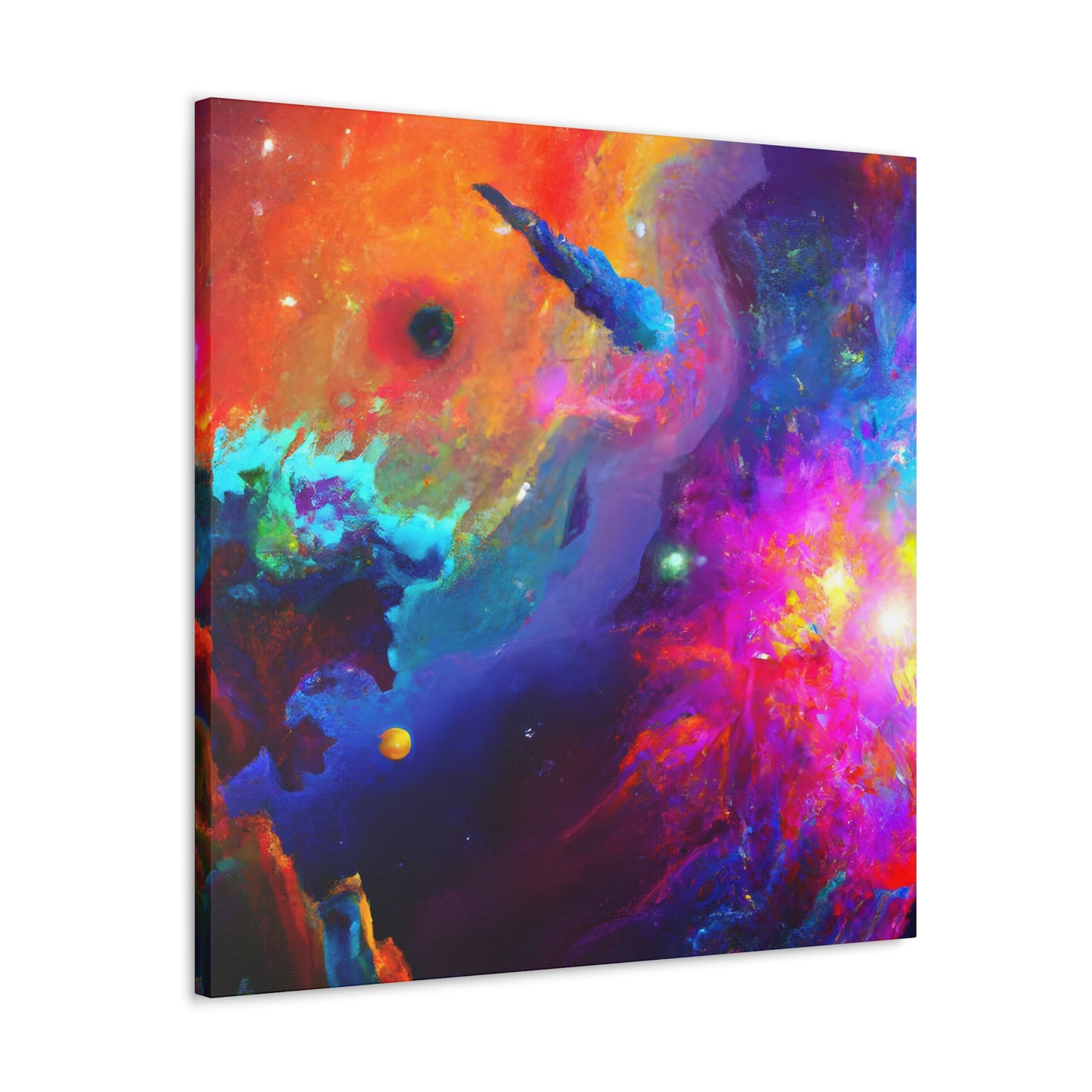 Galactic Embrace Infinity - Canvas