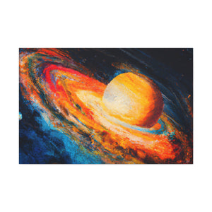 Galactic Chasm Abstract - Canvas