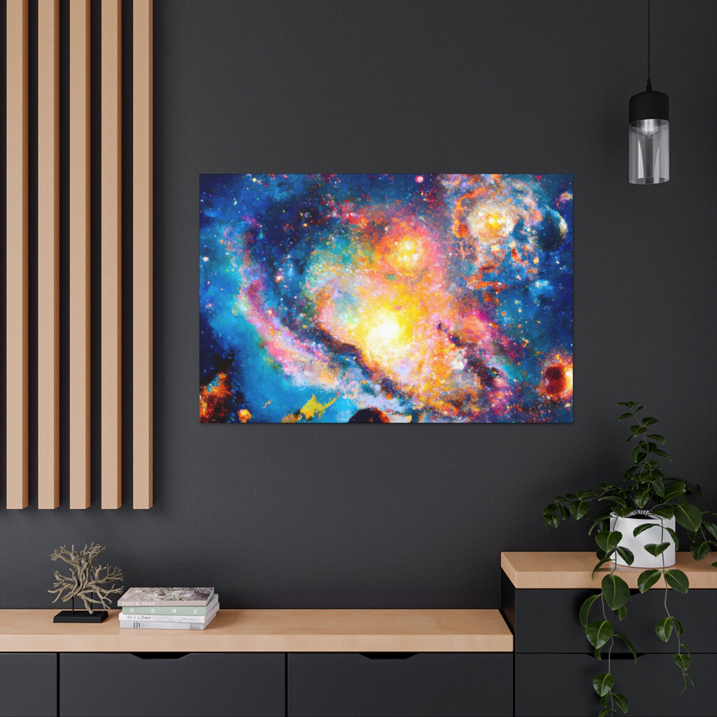 Cosmic Dreamscape Maze - Canvas