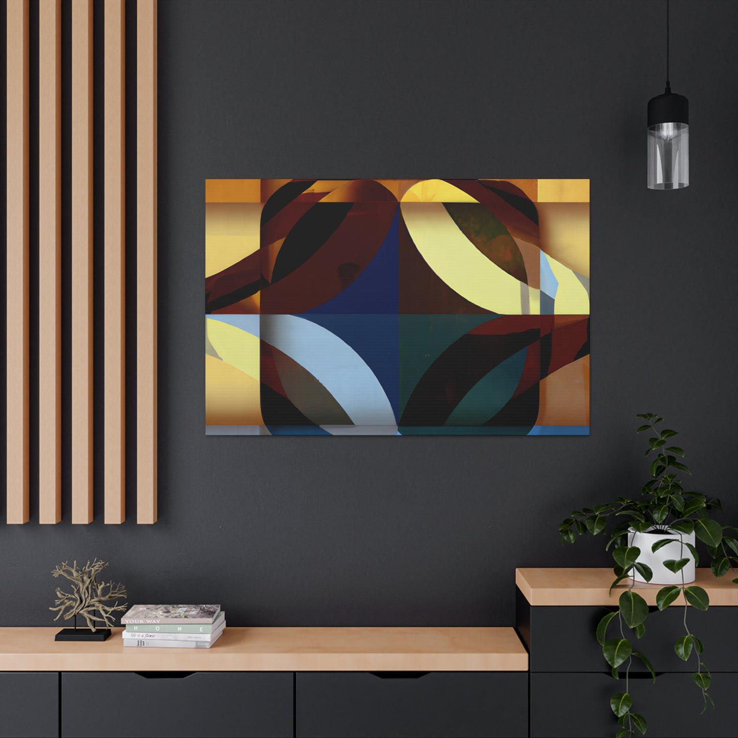 "Flamma Viva Oro" - Canvas