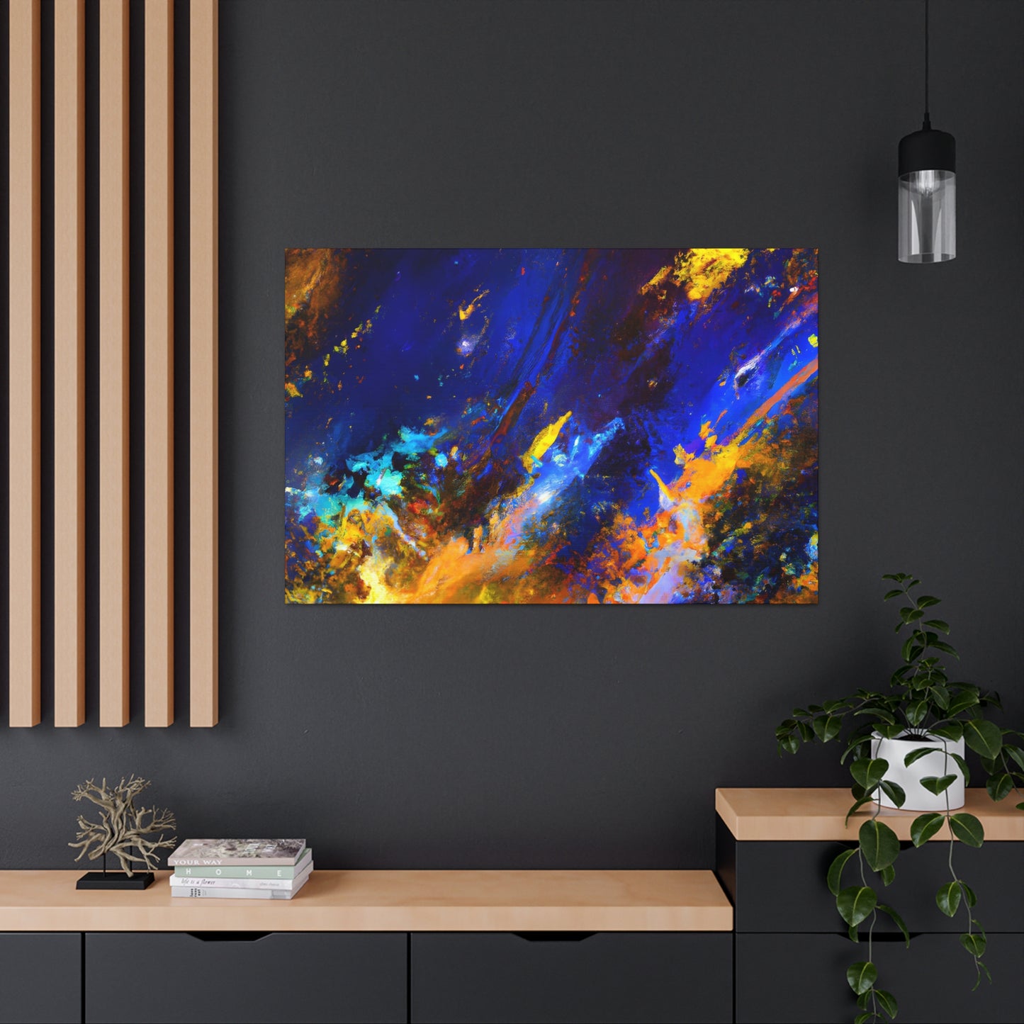 "Cosmic Embrace Mystery" - Canvas